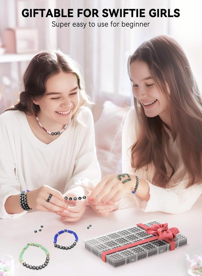 GOMNIK Bracelet Making Kit for Girls Ages 6-12 - DIY Jewelry Making Set with Beads, Charms, Threads & Case - Fun Craft Toy Gift for Kids, Birthday Activity & Creative Play (Black) - Image 3